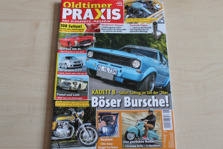 Deckblatt Oldtimer Praxis (08/2015)